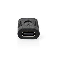 USB-C naar USB-C koppelstuk - USB3.2 (tot 10 Gbit/s) - PD tot 20V/3A - video tot 4K 60Hz / zwart