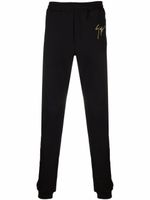 Giuseppe Zanotti pantalon de jogging à logo imprimé - Noir