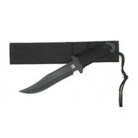 Survival mes zwart 27 cm