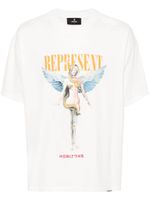 Represent t-shirt en coton à logo imprimé - Blanc - thumbnail