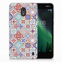 Nokia 2 TPU Siliconen Hoesje Tiles Color