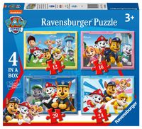 Ravensburger puzzel 4 in 1 12+16+20+24 stukjes paw patrol - thumbnail