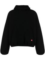 Alexander Wang hoodie à logo brodé - Noir - thumbnail