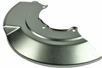 Dekplaat, remschijf METZGER, Inbouwplaats: Vooras links, u.a. fÃ¼r VW