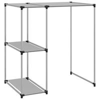 Opbergrek voor boven wasmachine 87x55x90,5 cm ijzer grijs