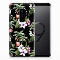 Samsung Galaxy S9 Plus TPU Hoesje Flamingo Palms - thumbnail