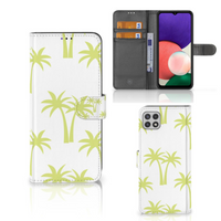 Samsung Galaxy A22 5G Hoesje Palmtrees - thumbnail