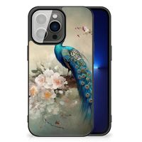 Dierenprint Telefoonhoesje voor iPhone 13 Pro Vintage Pauwen - thumbnail