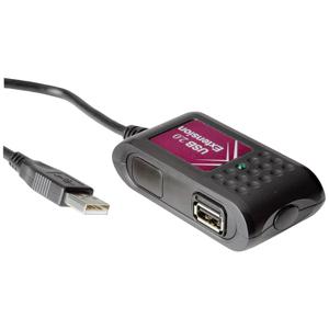 VALUE USB 2.0 verlengset, 2 ports zwart 5m