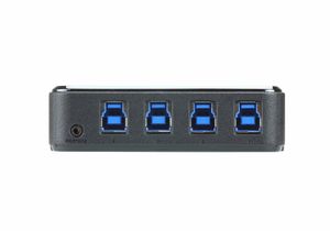 ATEN US3344 4 poorten USB 3.2 Gen 1-schakelaar (USB 3.0) Zwart