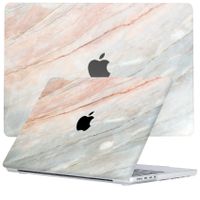 Lunso MacBook Pro 16 inch M1/M2 (2021-2023) cover hoes - case - Marble Aiden - thumbnail