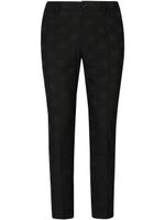 Dolce & Gabbana pantalon slim DG Monogram en jacquard - Noir