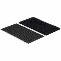 VELCRO® VEL-EC60239 Klittenband Om vast te plakken Haak- en lusdeel, Extra sterk (l x b) 100 mm x 50 mm Zwart 2 paar - thumbnail