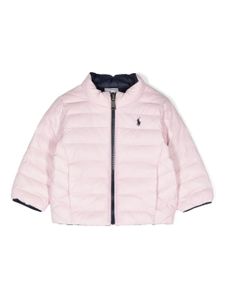 Ralph Lauren Kids doudoune Polo Pony à design réversible - Rose