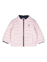 Ralph Lauren Kids doudoune Polo Pony à design réversible - Rose - thumbnail