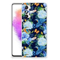 Hoesje maken voor Samsung Galaxy A73 5G Watercolor Paars