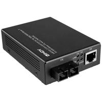 Lindy 25119 netwerk media converter 850 nm Multimode Zwart - thumbnail