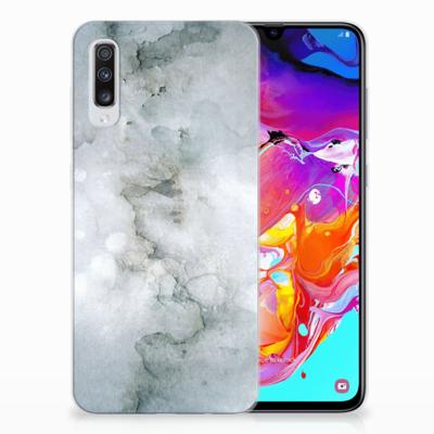 Hoesje maken Samsung Galaxy A70 Painting Grey Hoesje maken Samsung Galaxy A70 Painting Grey