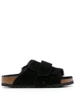 Birkenstock sandales Kyoto en daim - Noir