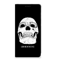 Mobiel BookCase Motorola Moto G14 Skull Eyes