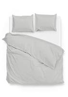 Zo!Home Dekbedovertrek Satinado 200 Ash Grijs, 200X220Cm