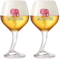 Delirium Bierglas op Voet - 330 ml - 2 stuks - thumbnail