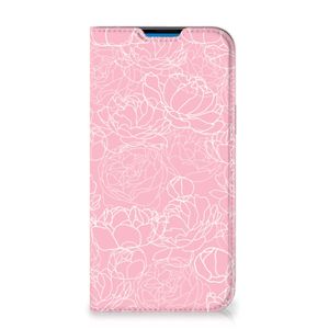 iPhone 14 Pro Max Smart Cover White Flowers