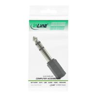 InLine 99305 tussenstuk voor kabels 3.5mm jack female 3.5mm F Zwart - thumbnail