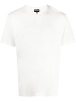 Giorgio Armani t-shirt à logo brodé - Blanc