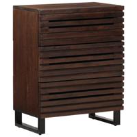 Dressoir 60x34x75 cm massief mangohout bruin - thumbnail