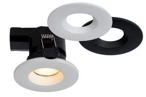 Lucide Binky inbouwspot rond 6.5W zwart/wit