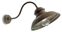 Moretti Luce Strakke buitenlamp Mill - verouderd messing 1591.T.AR