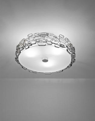 Terzani - Glamour N17L Plafondlamp Nikkel