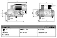 Startmotor / Starter DSN3005