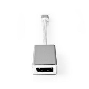 USB-Adapter | USB 3.2 Gen 1 | USB-C© Male | DisplayPort Male | 5 Gbps | 0.20 m | Rond | Verguld |