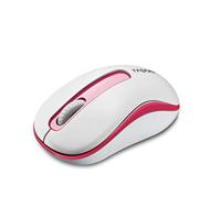 Rapoo M10 Plus draadloze muis draadloze muis 2,4 GHz computermuis 1000 dpi sensor 12 maanden batterijduur ergonomisch voor PC & Mac - rood