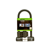 Falkx FALKX Leonid beugelslot, zwart/grijs, ART**** 180x320mm incl. framehouder. 16mm beugel.