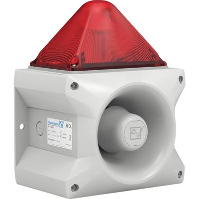 Pfannenberg Optisch-akoestische signaalgever PA X 10-10 230 AC RD 7035 Rood 230 V/AC 110 dB