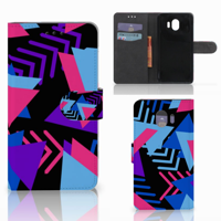 Samsung Galaxy J4 2018 Book Case Funky Triangle