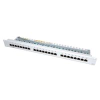 VALUE Cat.5e (Class D) 19-Patchpanel, 24P, afgeschermd, grijs - thumbnail