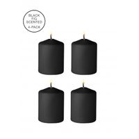 Tease Candles - Disobedient Smell - 4 Pieces - Black - thumbnail