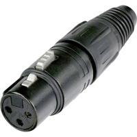 Neutrik NC3FX-BAG XLR-connector Bus, recht Aantal polen: 3 Zwart 1 stuk(s) - thumbnail