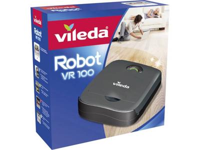 Vileda VR 100 Robot Robotstofzuiger Zwart