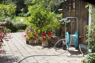 GARDENA Classic 18011-20 Tuinslang Grijs, Turquoise, Oranje 150 cm 1 set(s)