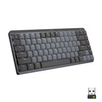 Logitech MX Mini Mechanical toetsenbord Kantoor RF-draadloos + Bluetooth QWERTY US International Grafiet, Grijs