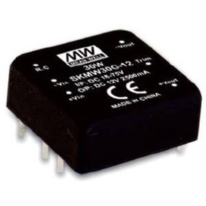 Mean Well DKMW30F-15 DC/DC-converter, SMD 12 V/DC 15 V/DC 1 A 30 W Aantal uitgangen: 2 x Inhoud 1 stuk(s)