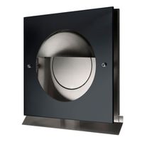 Overdruk Ventilatierooster Kappa 12.5 cm Mat Zwart Weckx