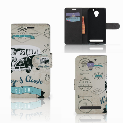 Lenovo C2 Power Telefoonhoesje met foto Retro VW Bus