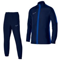 Nike Dri-FIT Academy 23 Full-Zip Trainingspak Woven Donkerblauw Blauw Wit - thumbnail