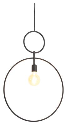 Light & Living Hanglamp 'Dorina' 50cm, mat zwart